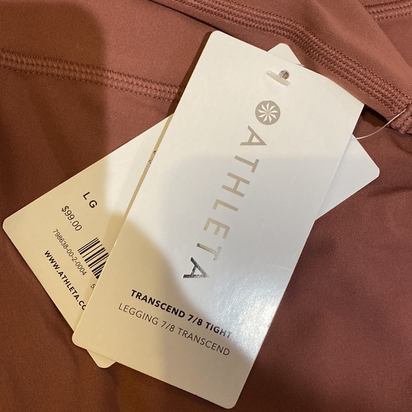 Athleta Transcend 7/8 Tight // Tawny Rose #798638 - Picture 9 of 12